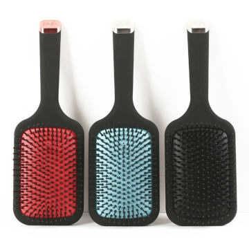 Rubber Effect Big Paddle Massage Hair Brush